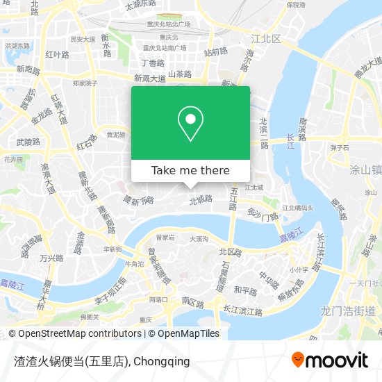 渣渣火锅便当(五里店) map