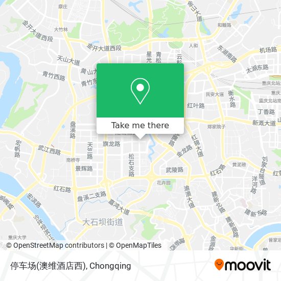 停车场(澳维酒店西) map