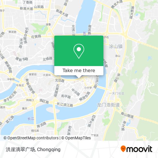 洪崖滴翠广场 map