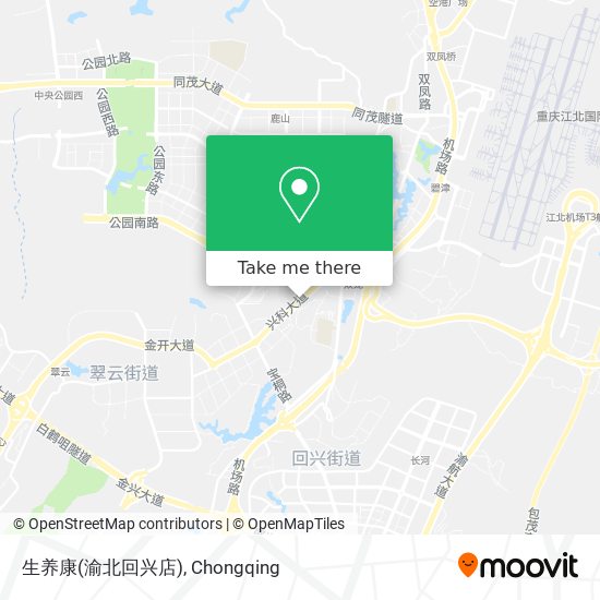 生养康(渝北回兴店) map