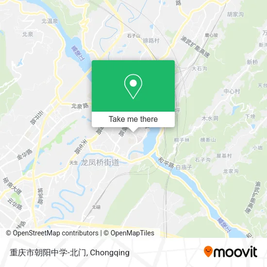 重庆市朝阳中学-北门 map