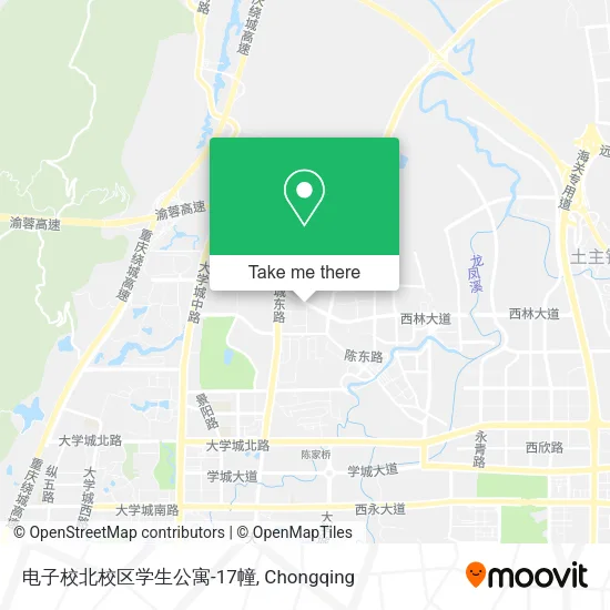 电子校北校区学生公寓-17幢 map