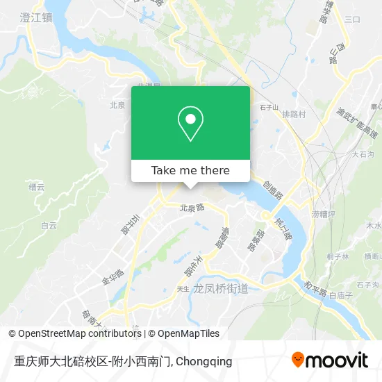 重庆师大北碚校区-附小西南门 map