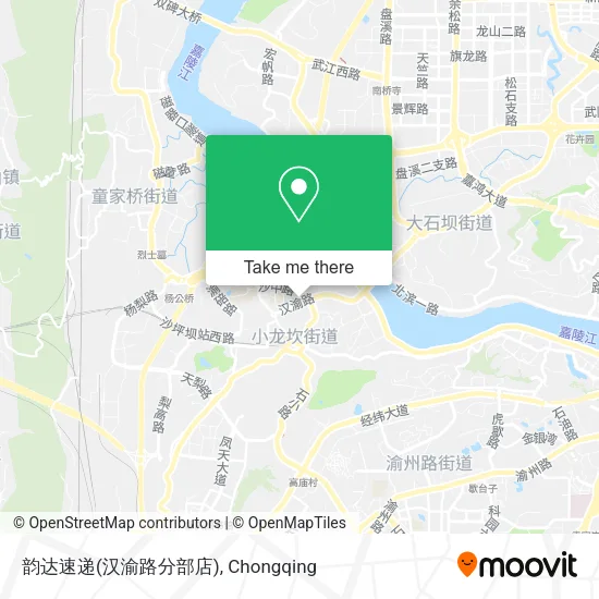 韵达速递(汉渝路分部店) map