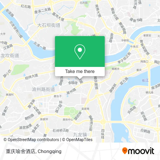重庆瑜舍酒店 map