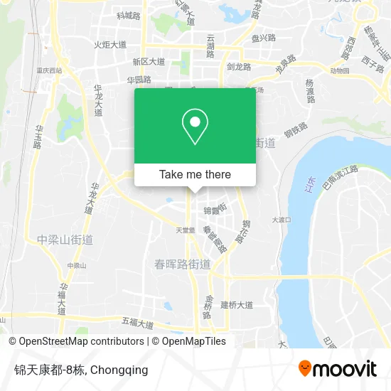 锦天康都-8栋 map