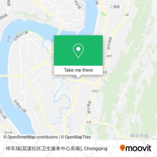 停车场(花溪社区卫生服务中心东南) map