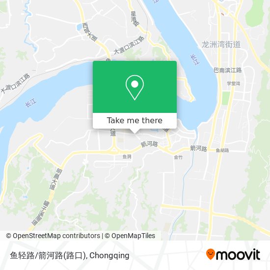 鱼轻路/箭河路(路口) map