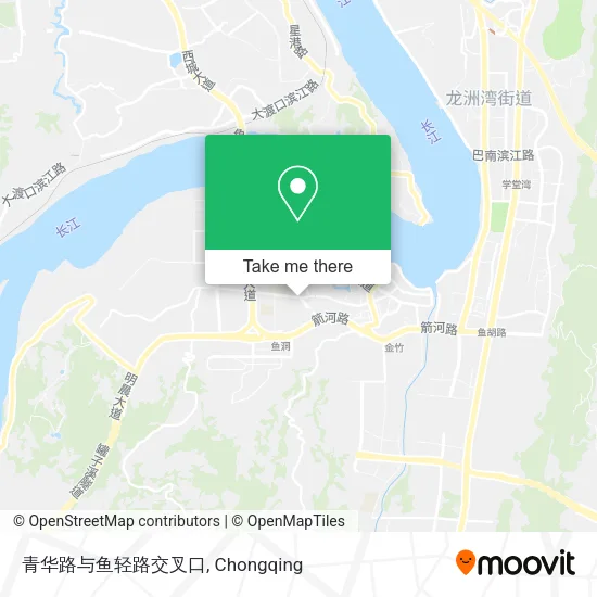 青华路与鱼轻路交叉口 map