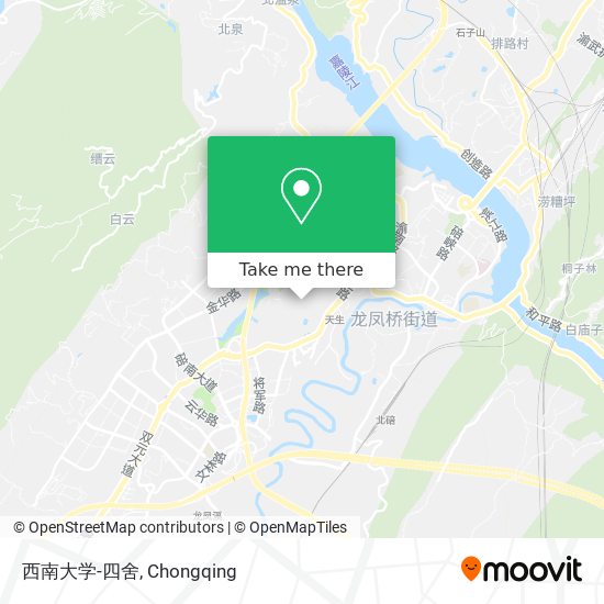 西南大学-四舍 map