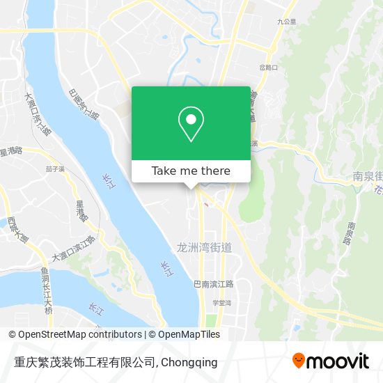 重庆繁茂装饰工程有限公司 map