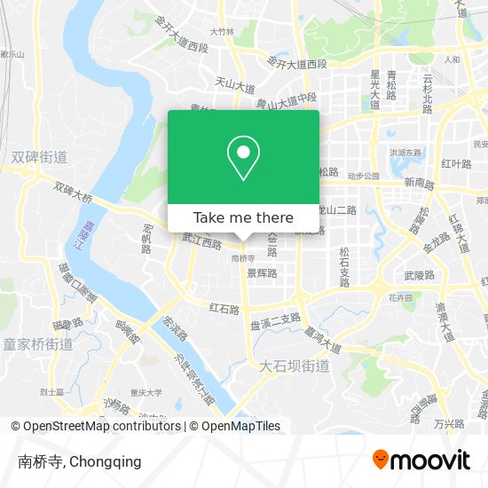 南桥寺 map