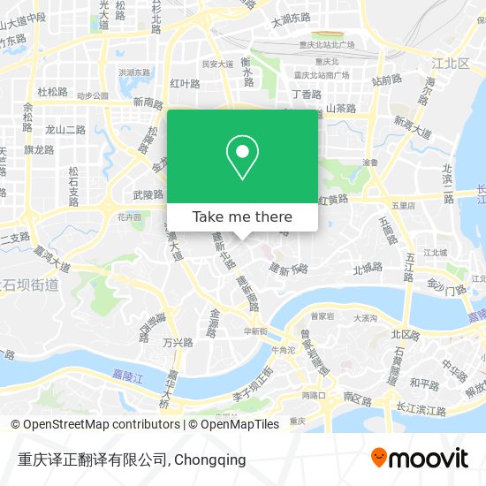 重庆译正翻译有限公司 map