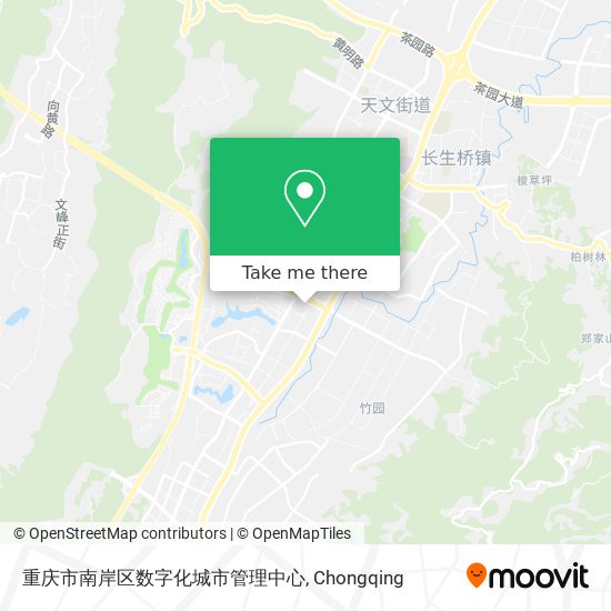 重庆市南岸区数字化城市管理中心 map