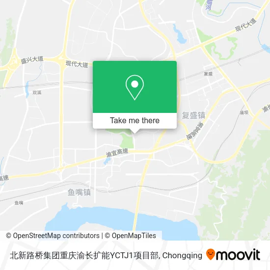 北新路桥集团重庆渝长扩能YCTJ1项目部 map