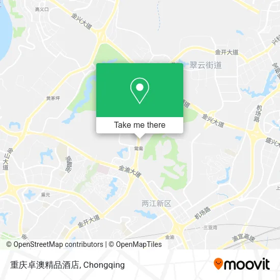 重庆卓澳精品酒店 map