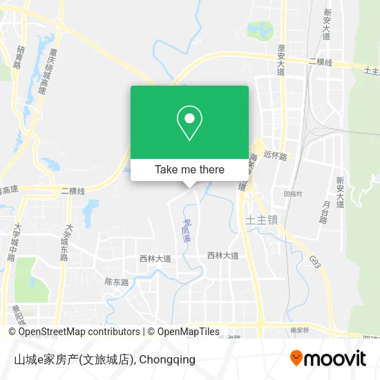 山城e家房产(文旅城店) map
