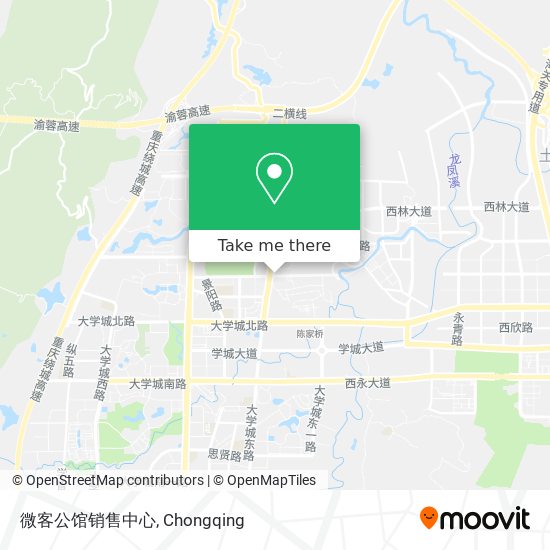微客公馆销售中心 map