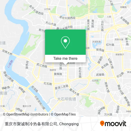 重庆市聚诚制冷热备有限公司 map