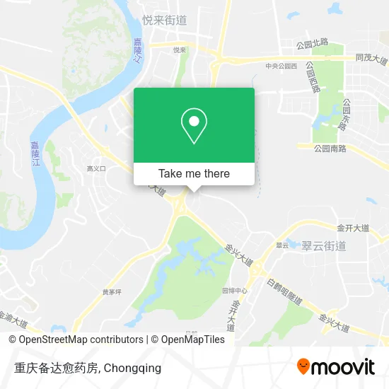 重庆备达愈药房 map