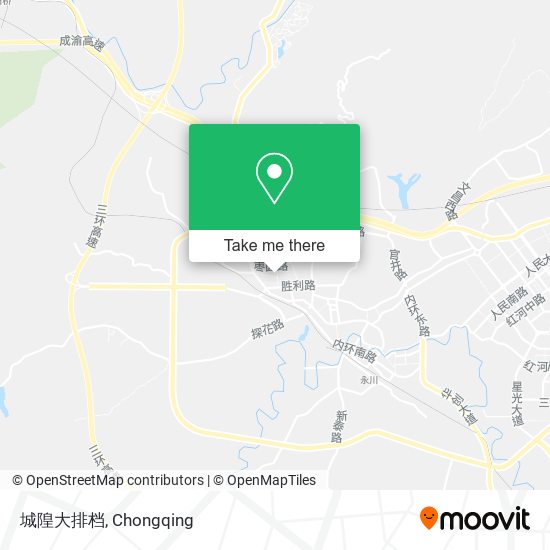 城隍大排档 map