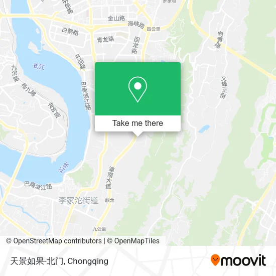 天景如果-北门 map