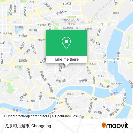 龙泉粮油超市 map