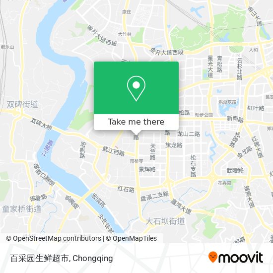 百采园生鲜超市 map