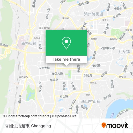 香洲生活超市 map