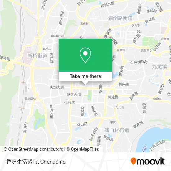 香洲生活超市 map