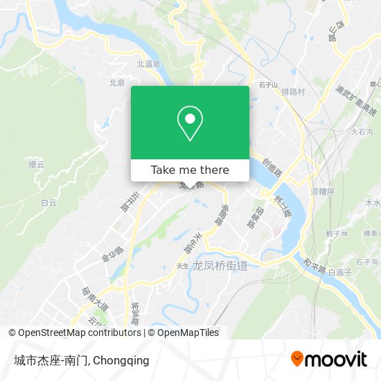 城市杰座-南门 map