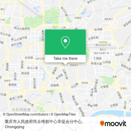 重庆市人民政府民企维权中心非促会分中心 map