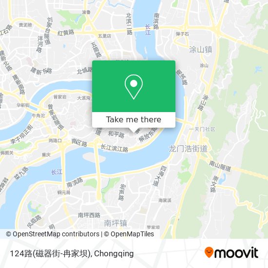124路(磁器街-冉家坝) map