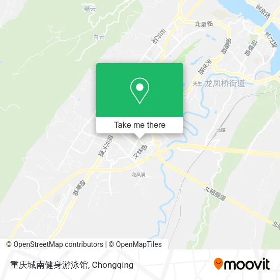 重庆城南健身游泳馆 map