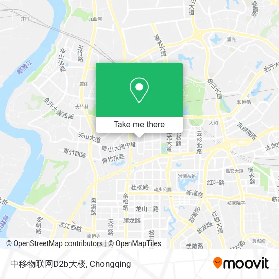 中移物联网D2b大楼 map