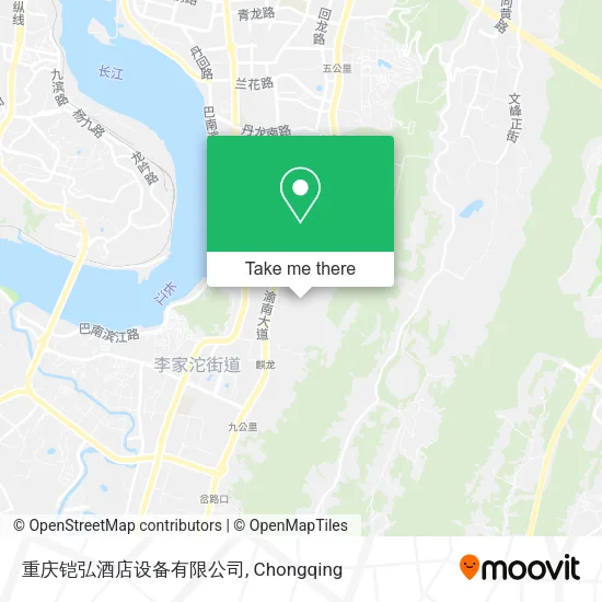 重庆铠弘酒店设备有限公司 map