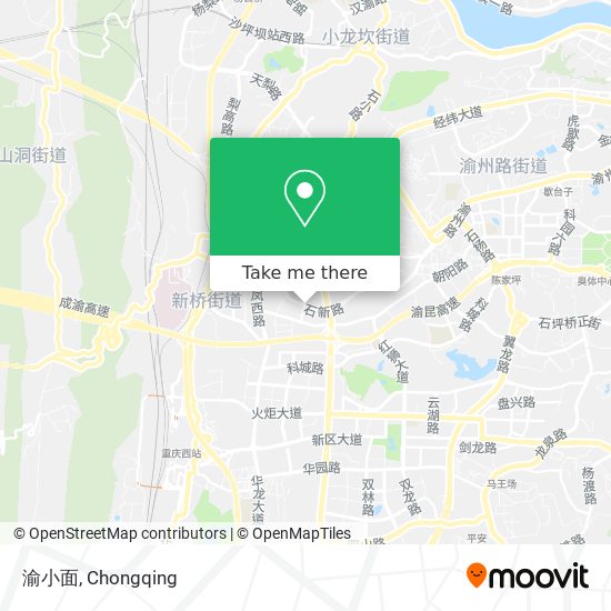 渝小面 map