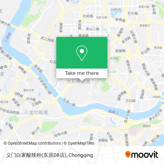 义门白家酸辣粉(东原D8店) map
