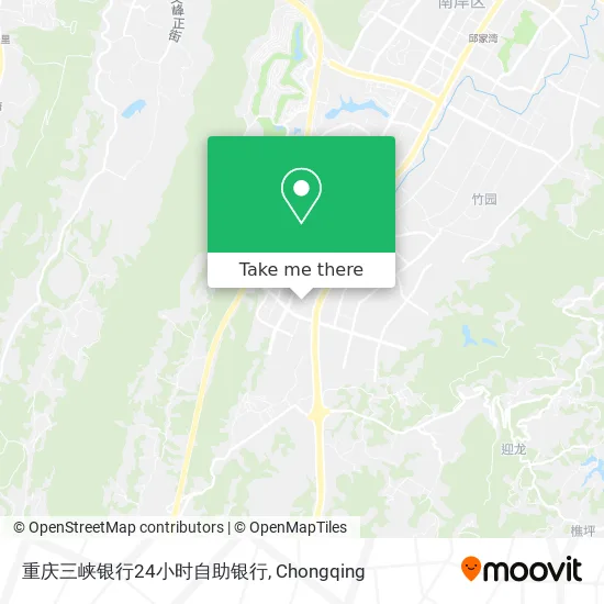 重庆三峡银行24小时自助银行 map