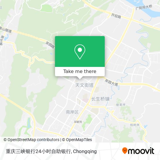 重庆三峡银行24小时自助银行 map