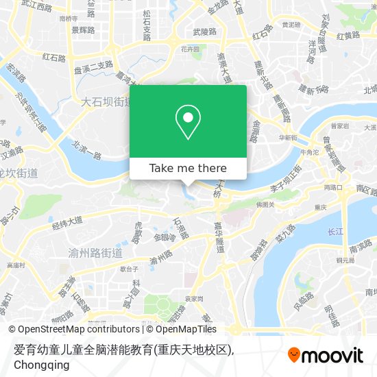 爱育幼童儿童全脑潜能教育(重庆天地校区) map