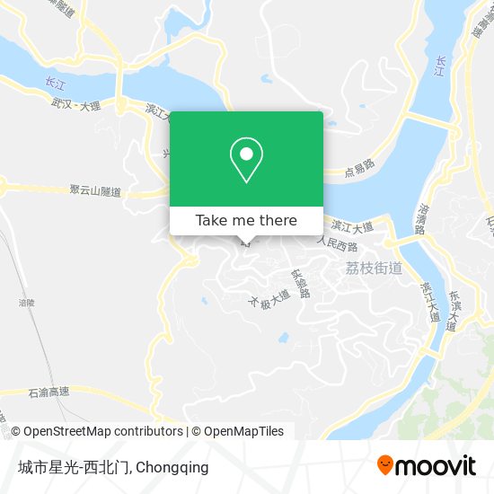城市星光-西北门 map