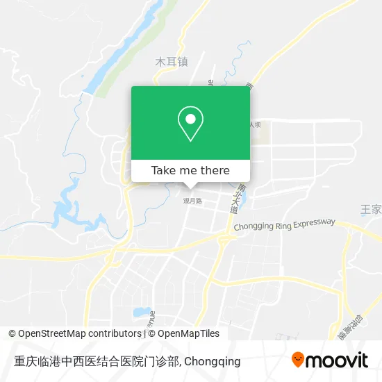 重庆临港中西医结合医院门诊部 map