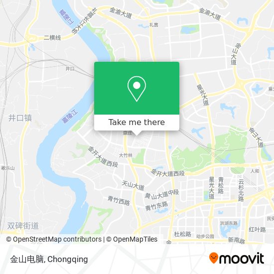 金山电脑 map
