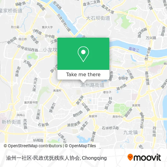 渝州一社区-民政优抚残疾人协会 map