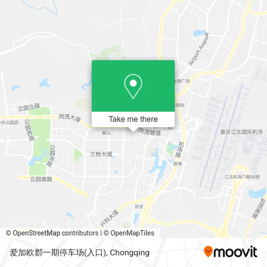 爱加欧郡一期停车场(入口) map