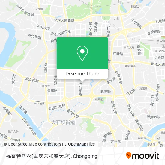 福奈特洗衣(重庆东和春天店) map