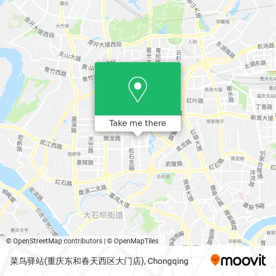 菜鸟驿站(重庆东和春天西区大门店) map