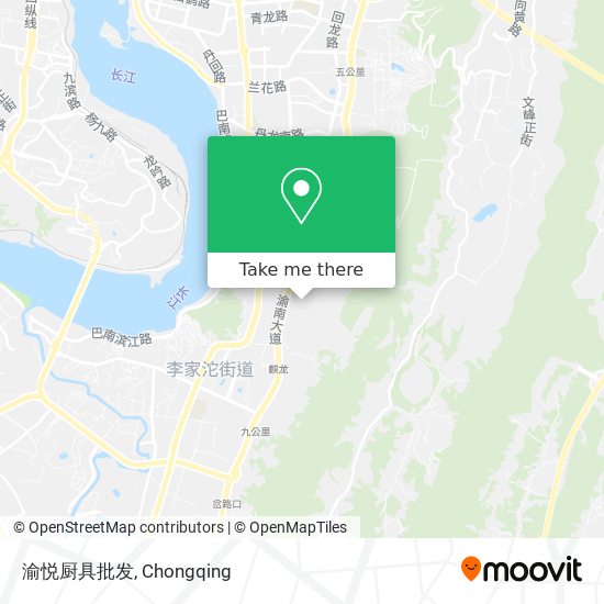 渝悦厨具批发 map