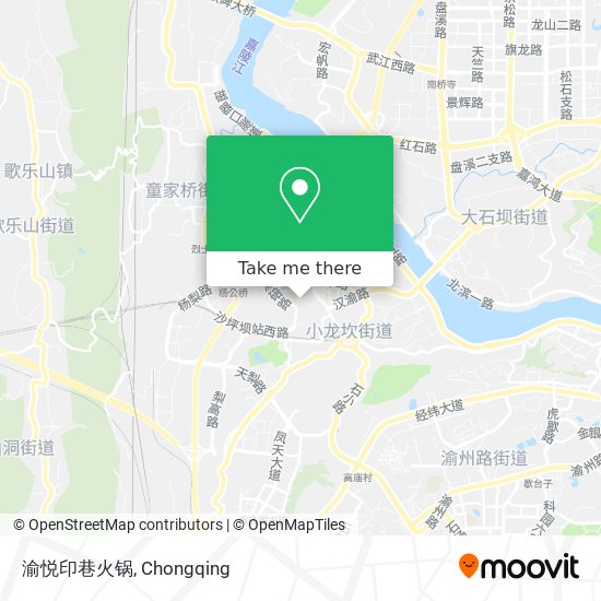 渝悦印巷火锅 map